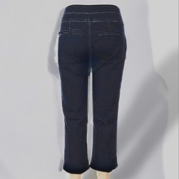 👖W62 Signature Fit Capri Jeans Strait Leg Blue - Picture 3 of 7